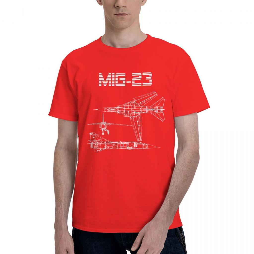 Mig23 Soviet Plane 1 100 Cotton Casual Breathable Confortable Totoro Funny TShirt For Men Man Clothes