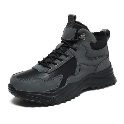 Mode Winter Herrenstiefel 2024 Wanderschuhe für Herren Warme Plüsch Schneestiefel Outdoor Sport Cross Country Herren Sneaker