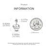 Original Charms Copper Chocolate Heart-Shaped Box Pendants Fit Charms Plata Bracelets For Women Women Jewelry Making Diy