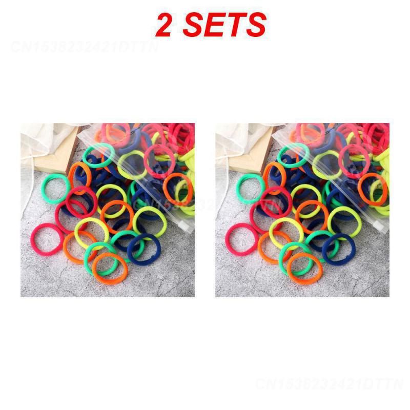 1/2/3SETS Hair Ring Easy To Use Fabric Art Hair Rope Firm Elastic Headband Portable General Womens Headband Not Easy To Disperse