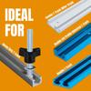 5pcs Sturdy Miter T-Track Jig Threaded Bolt Track Accessories  For Mower Deck