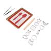 Cookie Cutters Set Carbon Steel Cutters Cookie Baking Supplies Set with Baking Pan Baking Mat