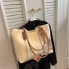 Silk Scarf One Shoulder Bag Korean Style Women Handbag Underarm Bag Tote Bag  Shopping
