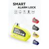 Electric Scooter Motorcycle Alarm Disc Lock Metal Waterproof Anti-theft Brakes Disc Lock Motorcycle Bicycles Scooter Bike Parts