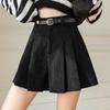 Women's High Waist Corduroy A-line Wide Leg Shorts - Autumn/Winter 2025 Collection