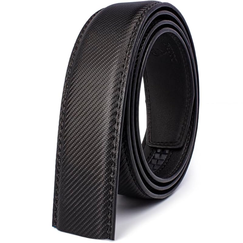

[DOOPAI] belt men s for replacement no buckle big size length For suits/work casual No hole stepless adjustment Comes with gift box