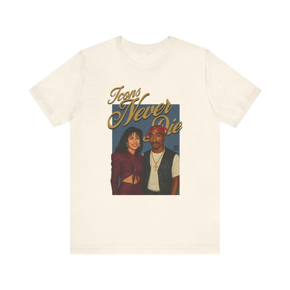 Vintage Icon Tribute Tee Unisex Graphic T-Shirt 90s Nostalgia Apparel Music Unisex T-Shirt S