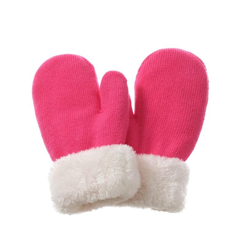 Bow Knot Polka Dot Woolen Hat Scarf Two-piece Set for Autumn and Winter Girls and Babies, Warm Set