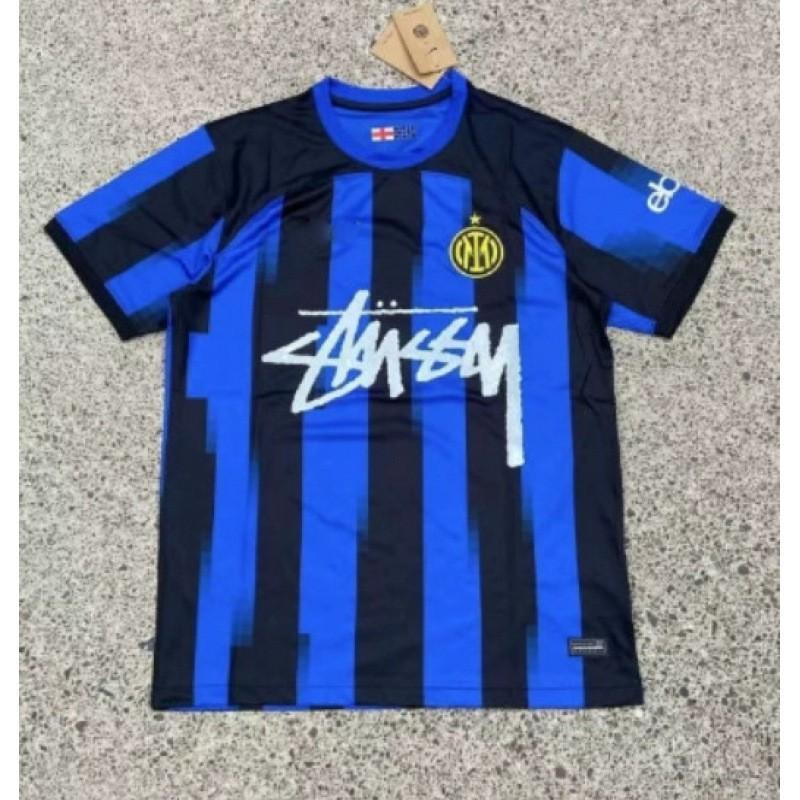 Maglia da Calcio Signature Stussy Retro Brasile Argentina Portogallo Maglia da Allenamento Calcio Uomo Donna Manica Corta