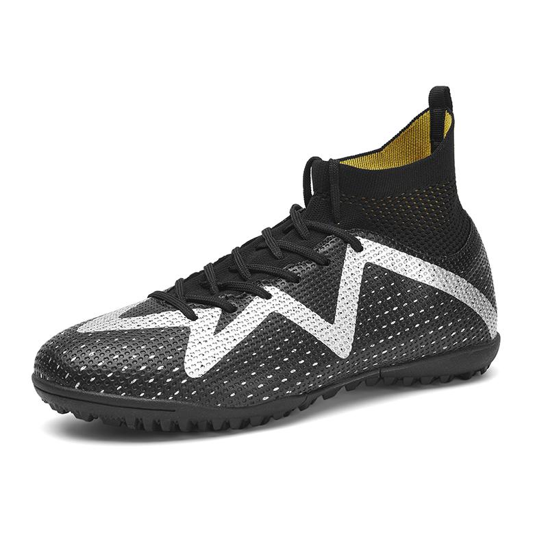 Scarpe da Calcio da Uomo FG/TF Stivali da Calcio High Top da Uomo Scarpe Traspiranti per Sport Outdoor Allenamento Taglie Forti 35-47