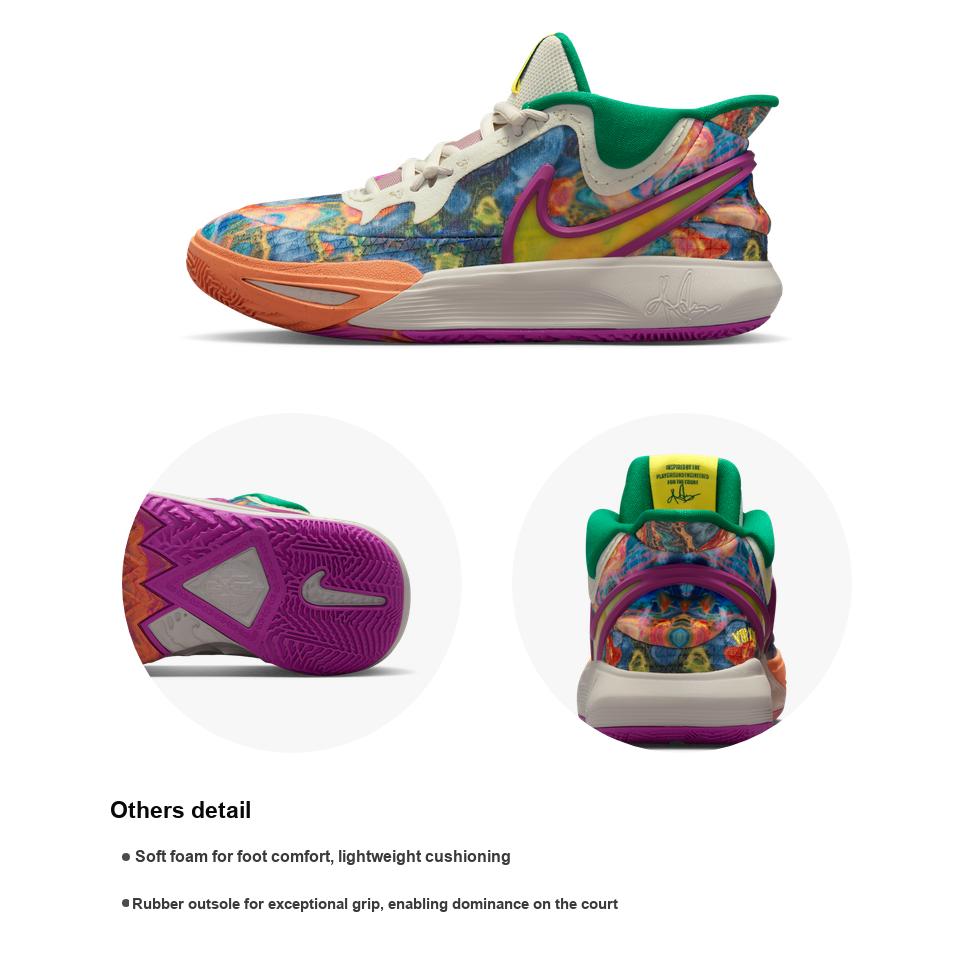 Nike Kyrie 8 GO GS Circle of Life Barnesko Flerfarget Light-Bone Malakitt DQ8076-011