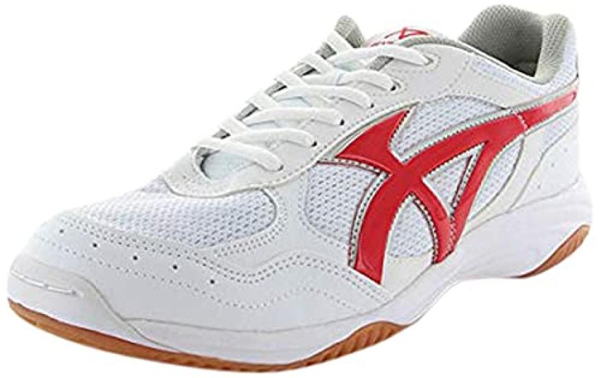 Gym Shock Antibacterial and for Boys and 2E [Moonstar] Shoes, Lightweight, Absorbing, Deodorizing, 21cm~31cm, Girls, W/Red, 24.5 Cm,