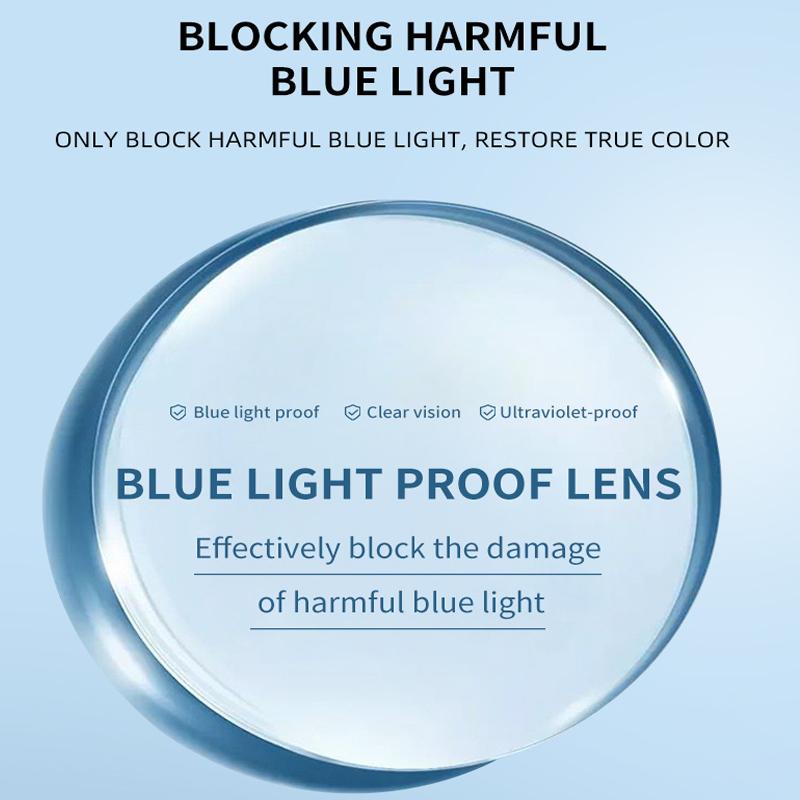 Mavi Işık Önleyici Kare Okuma Gözlükleri Kadın Erkek Plastik Hafif Gözlükler Bilgisayar Hipermetropi Presbiyopi Okuma Gözlükleri+1