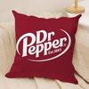 Cherry Drink D-Dr P-Peppers Cushion Cover Pillowcase Ultra Soft Skin Friendly Fabric Cloud Like Comfort & Concealed Zipper