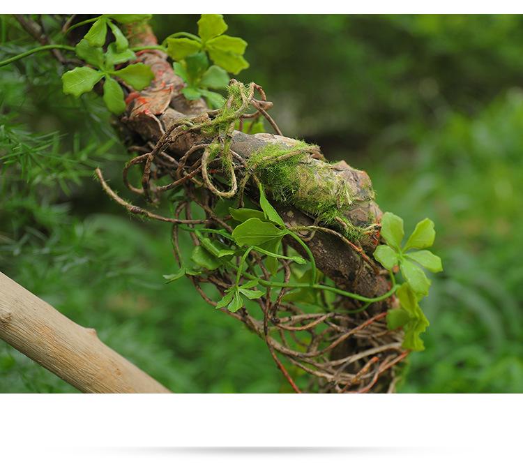 Artificial Green Plant Vines for Indoor Decoration - Forest Style Biomorphic Landscaping Tree Vines
