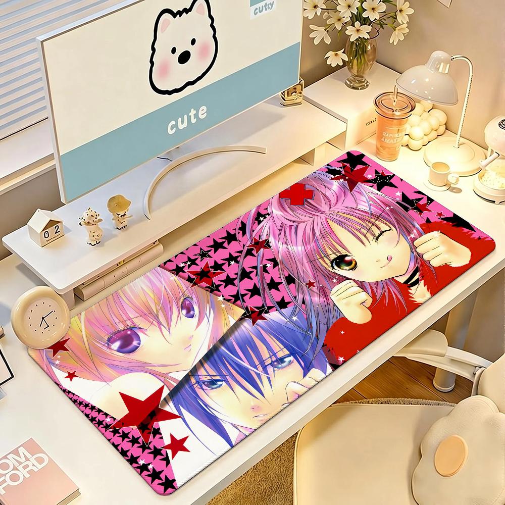 Anime Shugo Chara Mouse Pad Large Nonslip Waterproof Mat Stitched Edge Keyboard Pad For Gaming Daily Office