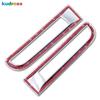 Rear Bumper Fog Light Lamp Cover Trim For Mitsubishi Lancer 2008-2016 2017 Chrome Car Tail Foglight Bezel Trims Accessories