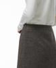 Musinsa Standard Woman Women'S Wool Blend Tweed Mini Skirt [Brown]