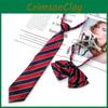 School Uniform Graduation Photo Tie For Kids With Adjustable Clip Features