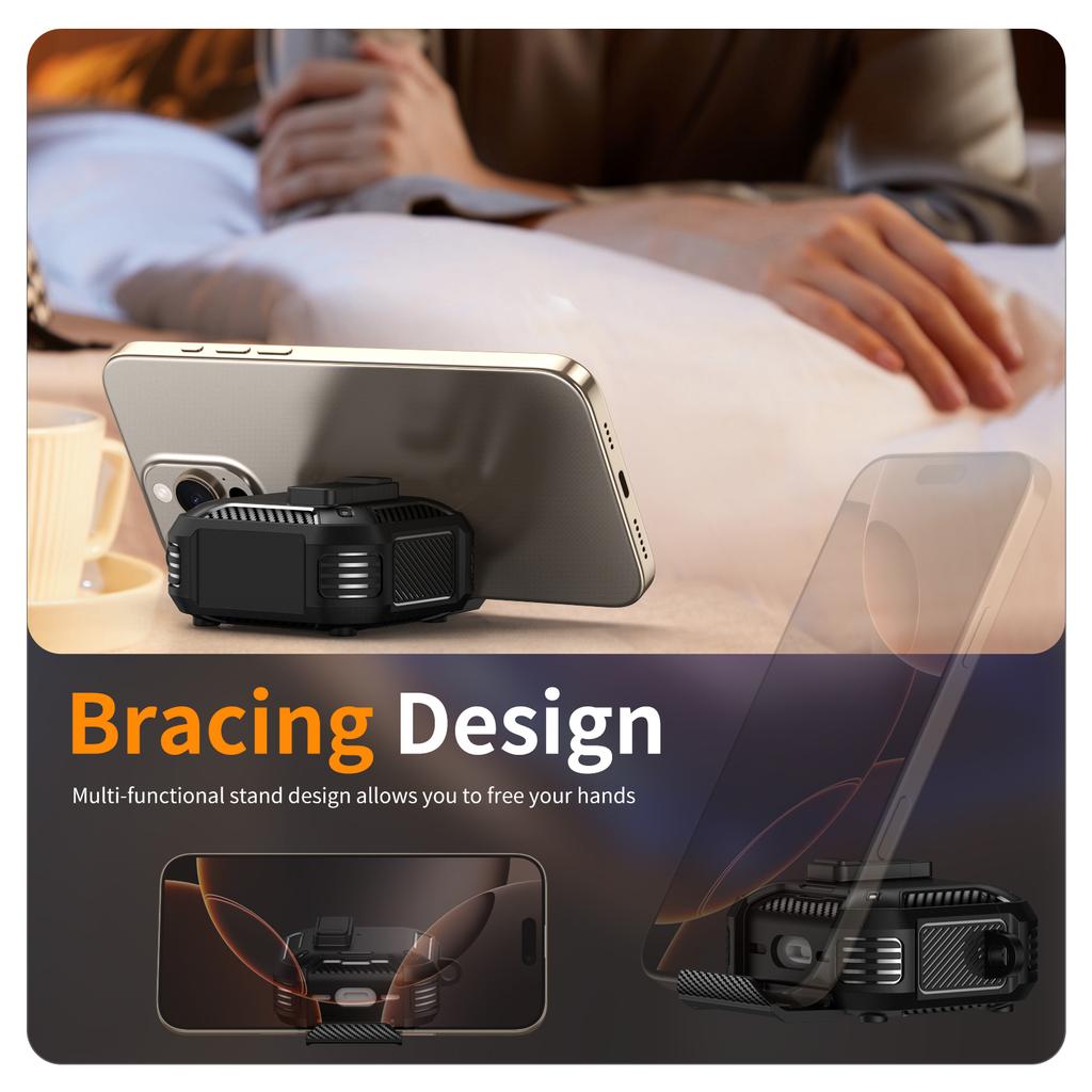 For AirPods 4 Case Compatible with MagSafe TPU PC Earbuds Cover with Carabiner/Stand