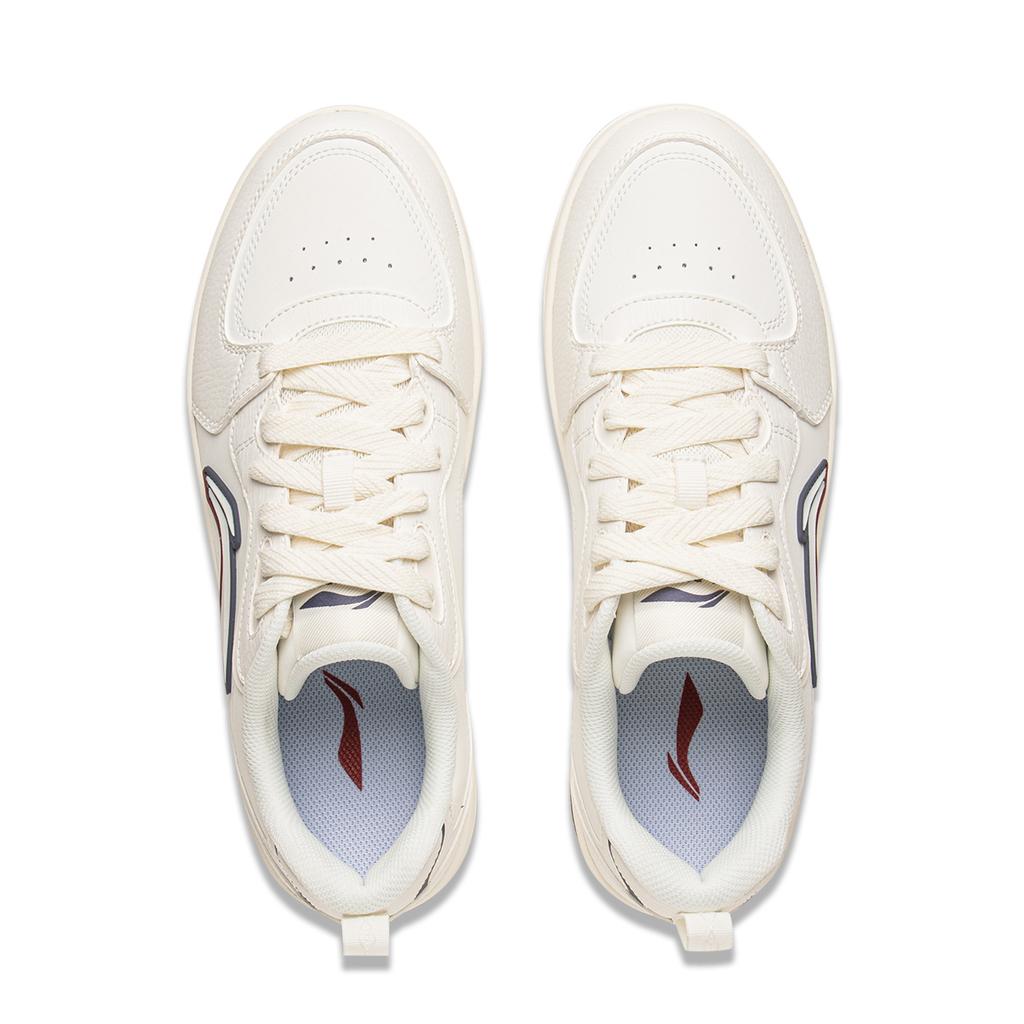 New LiNing Tianji Soft Cushioning, Wear Resistant Low Top Skateboard Shoes Men's Ivory AGCV341-1