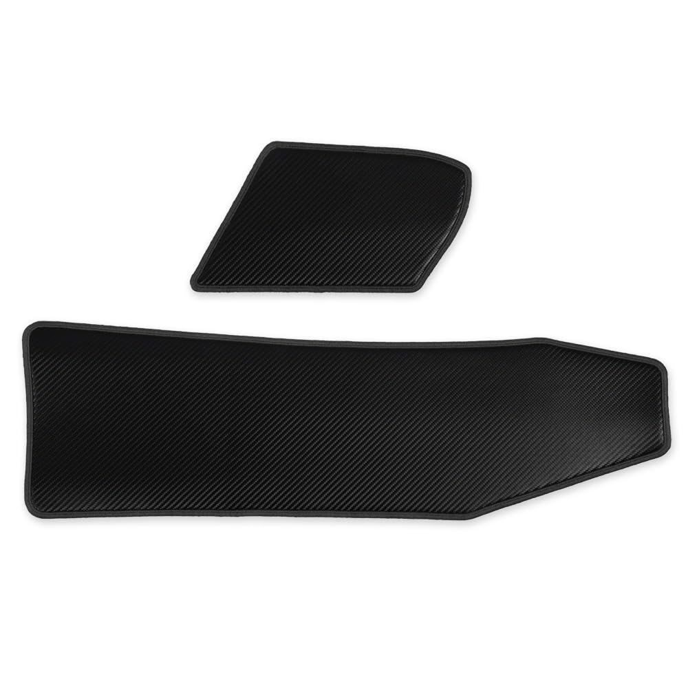 

YOURS Crown Estate Interior Panel Covers in Carbon Kick Sewn in Protective (2-Piece Set) Fiber/Light Brown. Guards, Japan, Protectors.