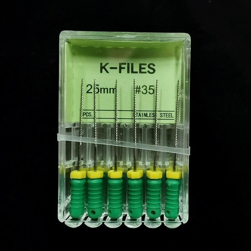 Outils dentaires, Cannal radiculaire, lime Endo H, 25mm, K, Instruments endodontiques en acier inoxydable, dentiste, dentisterie, Odontologia