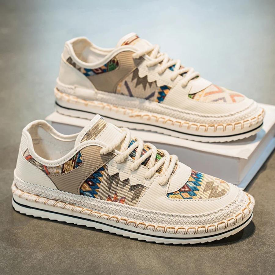 Men'scanvas shoes Flat casual sports shoes breathable non-slip vulcanized shoes students walking walking men's shoes tenis jeans