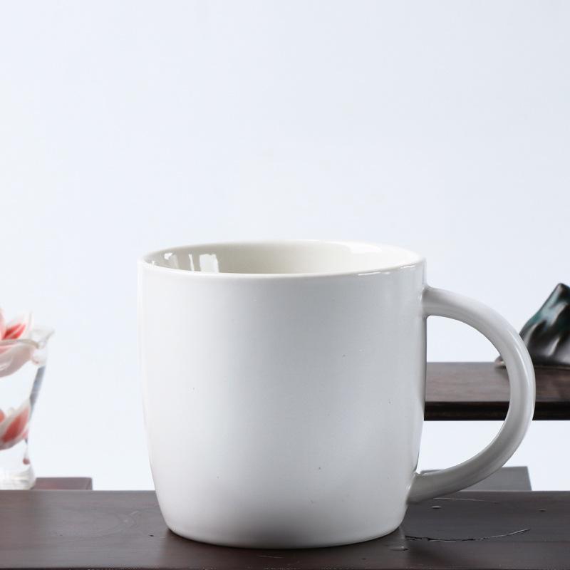 Simple Creative Ceramic Mug Office Couple Water Cup Meeting Cup Large Capacity Tea Cup