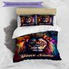 3PC Custom Name Royal Lion Majesty Bedding Set Duvet Cover Closure Includes 1 Duvet Cover & 2 Pillowcases for Bedroom