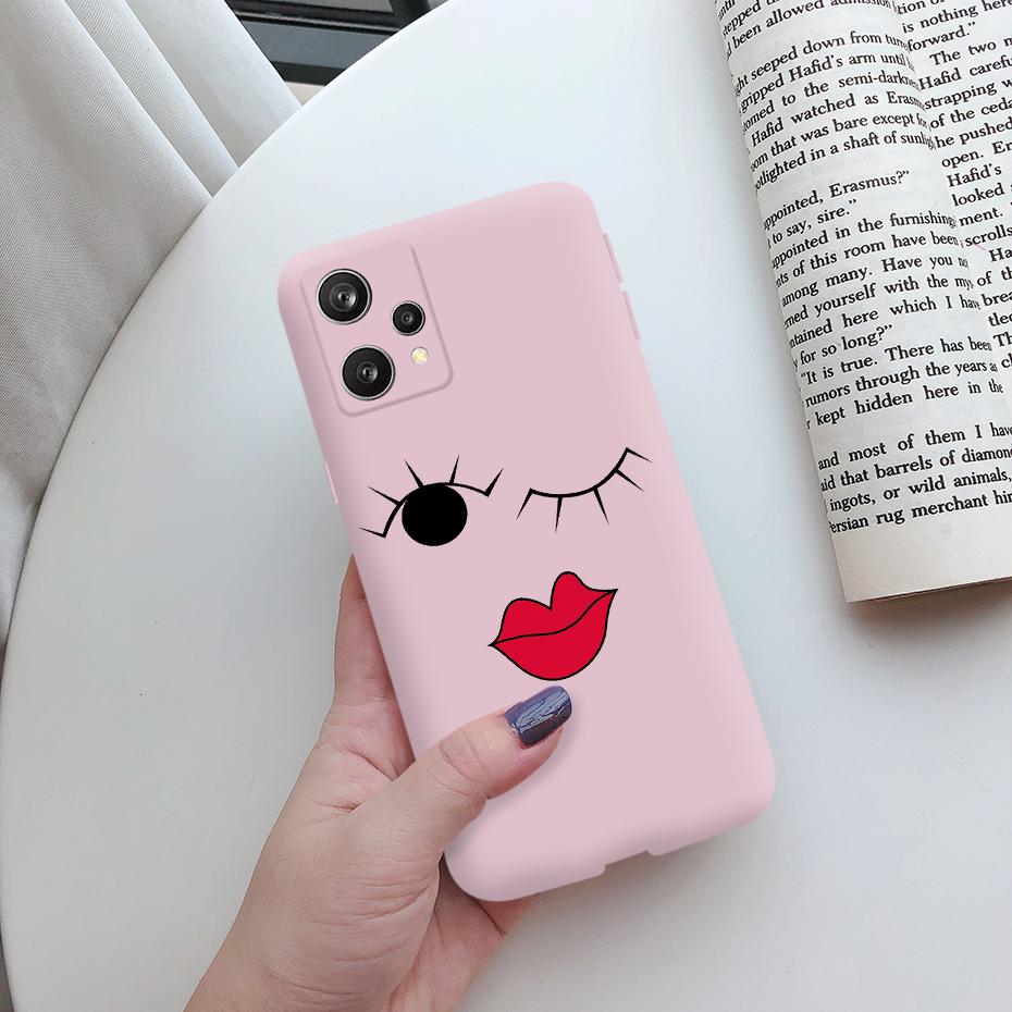 For Realme 9 2022 Case Cute Cat Cartoon Painted Soft Silicon Phone Back Cover For Realme 9 4G Cases Fundas RMX3521 Realme9 Coque