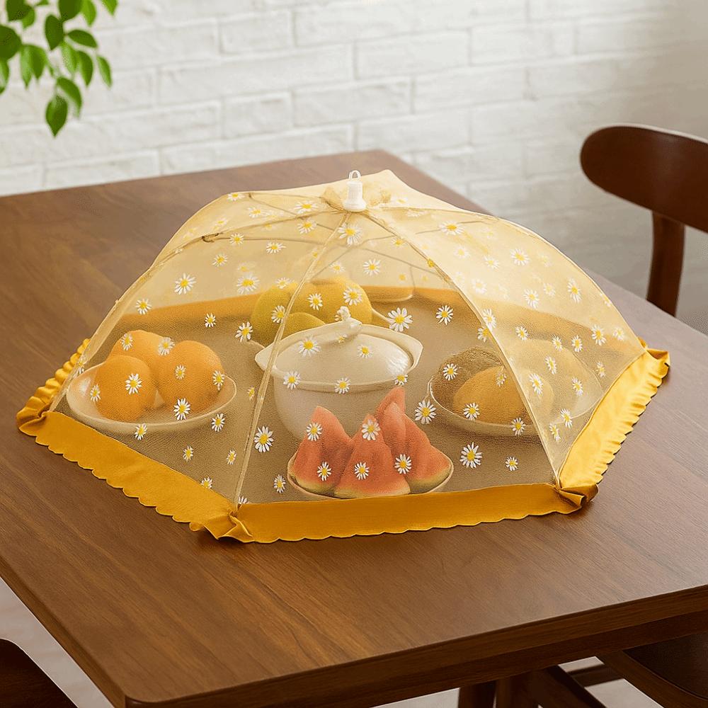 Stylish Anti Mosquito Food Cover Lace Design Meal Cover Cooking Tools Umbrella Style Cover  Kitchen