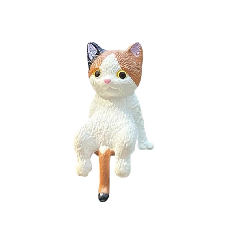Cute Cartoon Kitten Car Dashboard Ornament Set