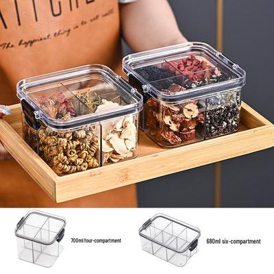 Airtight Plastic Storage Box for Tea, Dried Fruit, and Grains