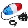 Campanello Elettrico Lampeggiante a LED per Bici Trombe per Bicicletta con Luce di Avvertimento 4 Modalità Suono Sirena Campanelli per Bici Quotidiani Impermeabili per Bambini.