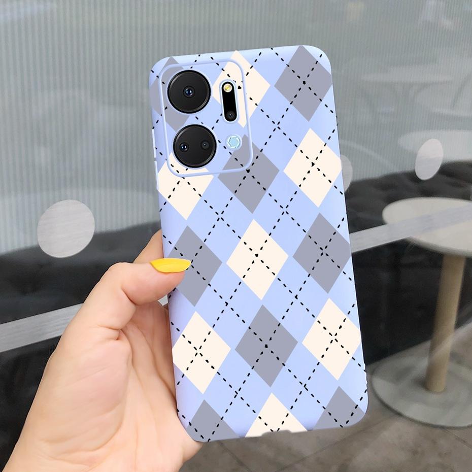 

For Honor X7a RKY-LX2 Phone Case Honor X7 CMA-LX2 Lovely Pattern Macaroon Silicone Soft TPU Back Cover For Honor X7a X7 X 7a 4G Honor X7a