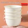 Creative 2023 Cream-Style Ceramic Rice and Soup Bowl for Home Use – High-Quality, Thickened Design