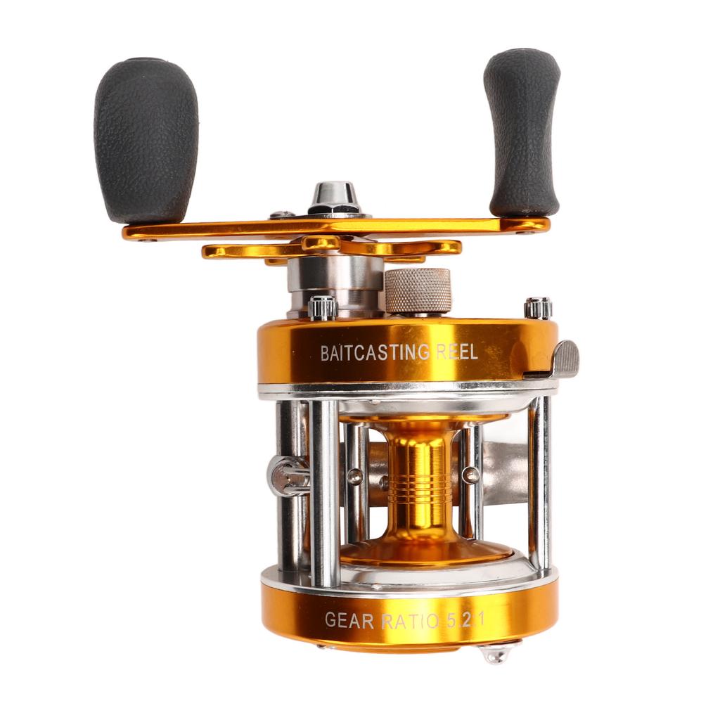 Metal Fishing Reel Soft Grip Powerful All Metal Fishing Lure Reel for Inshore Boat Freshwater