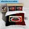 Genkelbigli Club Sports 3PCS Bedding set,Ideal for 1pc Duvet Cover And 2pcs Pillowcases Perfect for Fan gift,Ideal for Bedroom, Dormitory