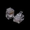 20/50/100PCS/lot RJ11 6P2C 6P4C 6P6C Telephone Internet Modular Plug Jack RJ11 Connector RJ-11 Crystal Heads Gold-Plated 6U