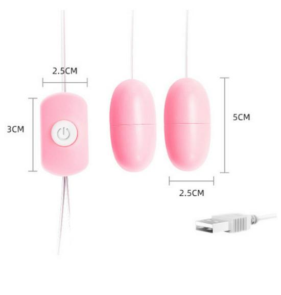 Lailo Wibrator Podwójny USB: Cichy, Wodoodporny, Przenośny Masturbator dla Kobiet