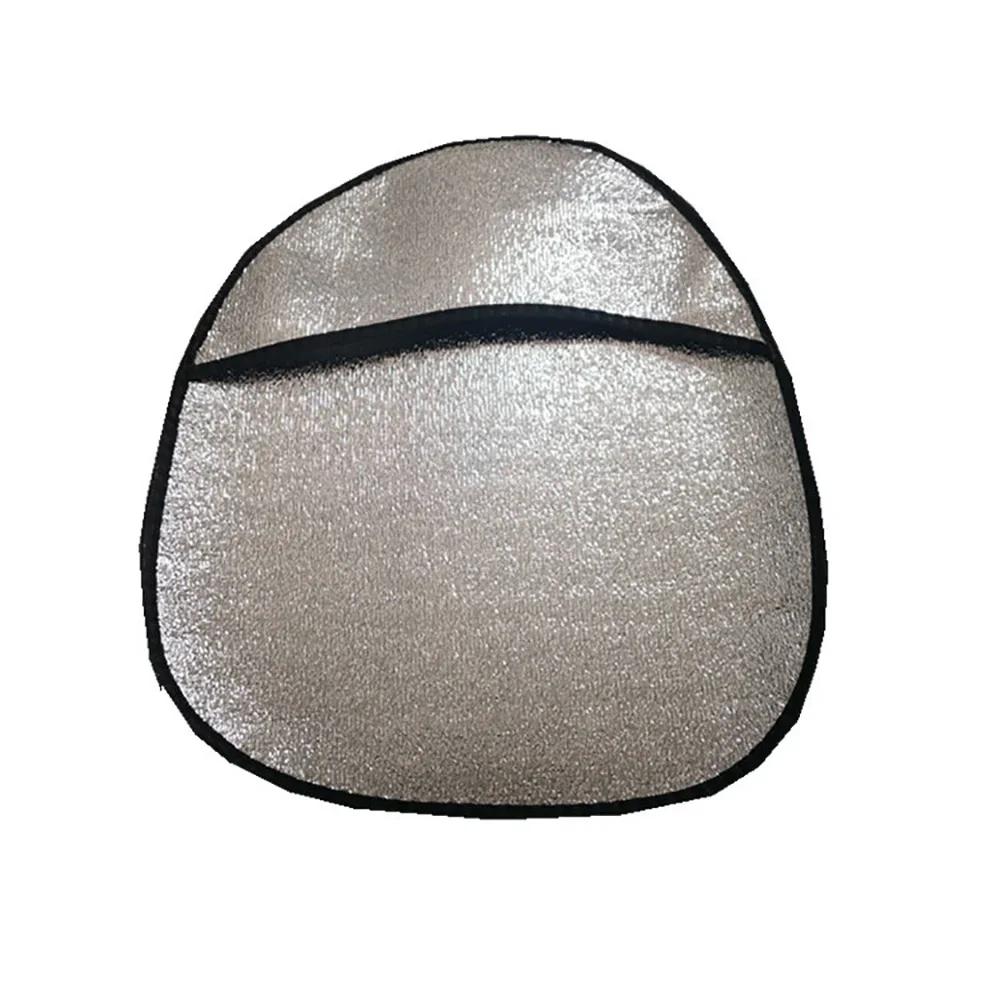 44*50cm High Quality Car Steering Wheel Sunshade Double Thick Foil Anti Heat Sun-proof Parasol Shield Heat-Resistant Accessories