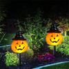 Halloween Solar Pumpkin and Ghost Outdoor Waterproof Garden Lights