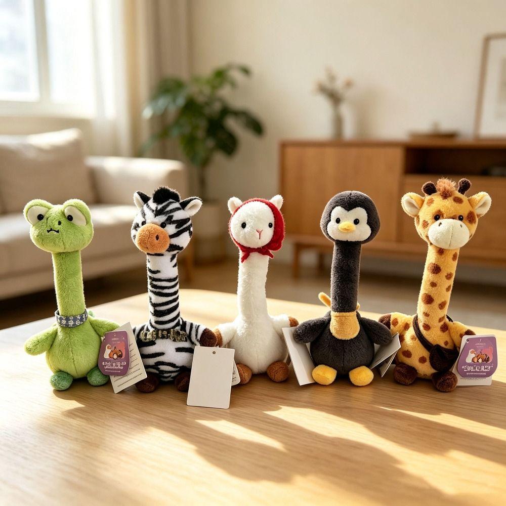 Alpaca Giraffe Plush Toy Frog Stuffed Animals Dolls Lovely Stuffed Penguin Doll Kids Toy