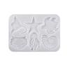 Silicone Pendant Mold Crafts Molds Marine Animal Shaped Keychain Moulds Silicone Material Gift for DIY Hand Making Lover