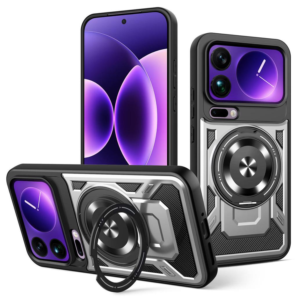 Compatible with Xiaomi 17 Pro Max Youjia magnetic phone case, Xiaomi 15 Pro Pro stand and shockproof Xiaomi 15 protective case