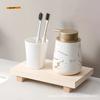 Wooden Square Tray Wooden Bathroom Tray Wooden Storage Board Decorative Storage Wooden Frame Wooden Board