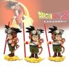 Detailed 16cm Pvc Goku Q Version Standing In Flight Suit Anime Figure Dragon Ball Z Character Statue