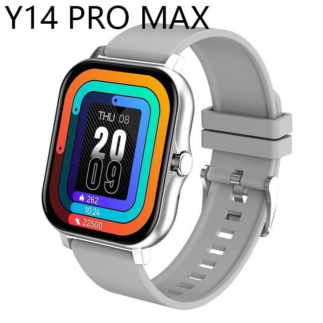 Y14 PRO MAX Orologio Intelligente da Donna Uomo Schermo a Colori Full Touch Chiamata Bluetooth Braccialetto Intelligente Impermeabile per la Vita Fitness Tracker Smartwatch