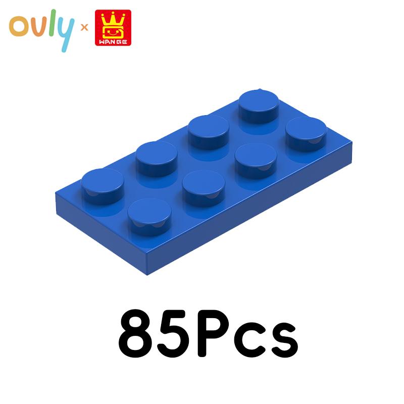 WANGE 4*2 Building Blocks 85Pcs Small Compatible Bricks 8-Hole Low Elements Accessories MOC DIY Bulk Kids Toy No.3020